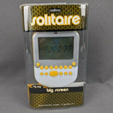Radica Big Screen Solitaire Electronic Handheld Game 2008 Yellow White