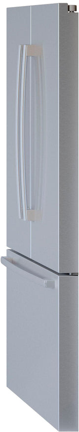 Bosch – 800 Series 21 Cu. Ft. French Door Counter-Depth Smart Refrigerator – Stainless steel