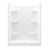 Aquatic 6034CS-AW A2 34 in. x 60 in. x 76 in. Shower Stall in White
