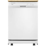Whirlpool – 24 Front Control Tall Tub Portable Dishwasher – White