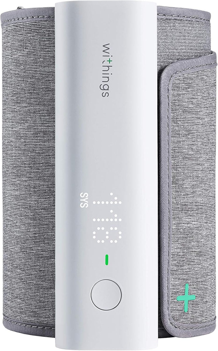 Withings BPM Connect, Wi-Fi Smart Blood Pressure Monitor: Medically Accurate, FSA/HSA Eligible, Connects Easily to app for iOS & Android, Grey