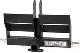 Category 1, 3 Point Hitch Receiver Drawbar with Dual Weight Bracket – Green